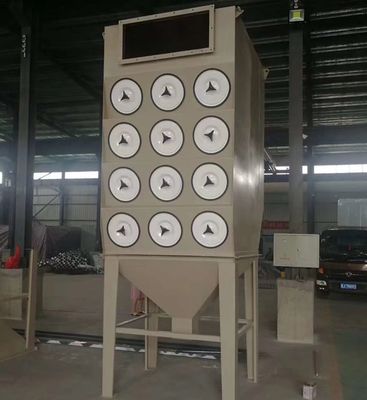 카트리지 필터 먼지 추출기 15kw 전력 및 0.3 미크론 최소 입자 크기