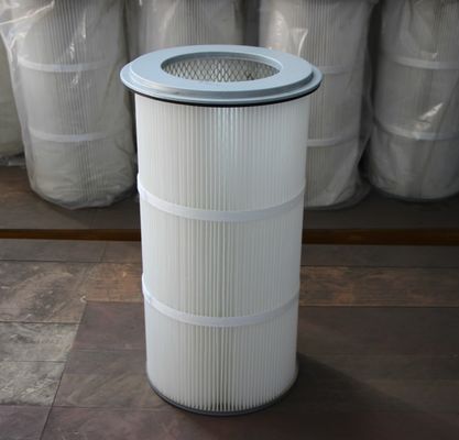 폴리에스터 유리섬유 전문 HEPA 플레이트 공기 필터 먼지 수집기 D325 * 1000 mm