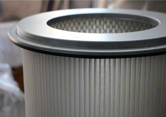 폴리에스터 유리섬유 전문 HEPA 플레이트 공기 필터 먼지 수집기 D325 * 1000 mm