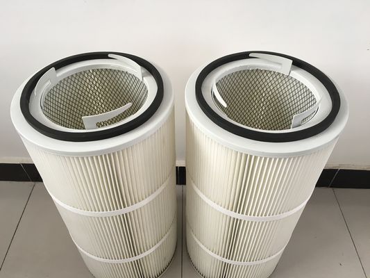 폴리에스터 유리섬유 전문 HEPA 플레이트 공기 필터 먼지 수집기 D325 * 1000 mm