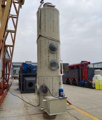 2.2 KW 펌프 전력 CO2 스크러버 가스 청소기 빗 스크러버 흡수 기둥