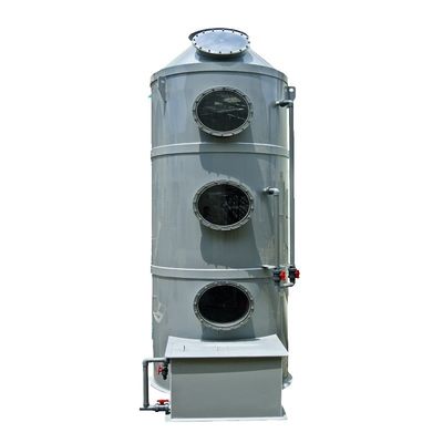 탄소 강철 산업 흡수 타워에서 CO2 처리를 위한 5kw 펌프 전력 습기 스크러버