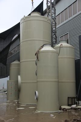 탄소 강철 산업 흡수 타워에서 CO2 처리를 위한 5kw 펌프 전력 습기 스크러버