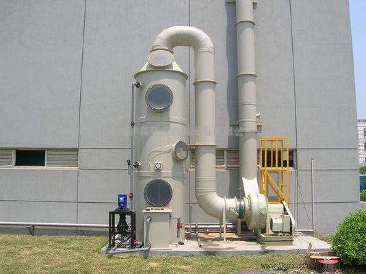 탄소 강철 산업 흡수 타워에서 CO2 처리를 위한 5kw 펌프 전력 습기 스크러버