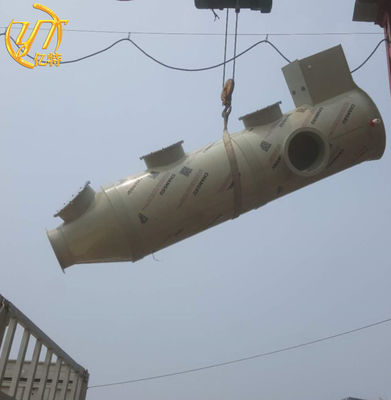 YT-04PL2500 습한 스크러버 먼지 수집기 18.5 Kw 팬 전력 및 폴리프로필렌 재료