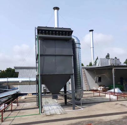 목재 시멘트 밀의 펄스 블로잉 밀가루 먼지 수집기 먼지 수집 3kw 탄소 강철
