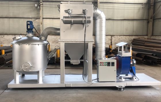 목재 시멘트 밀의 펄스 블로잉 밀가루 먼지 수집기 먼지 수집 3kw 탄소 강철